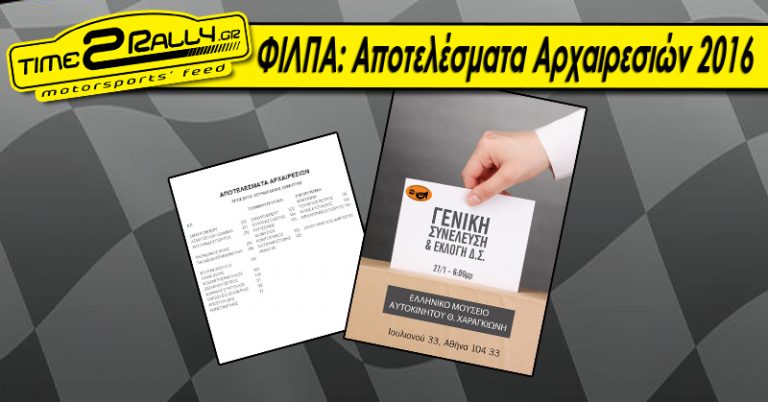 ΦΙΛΠΑ: Αποτελέσματα Αρχαιρεσιών 2016