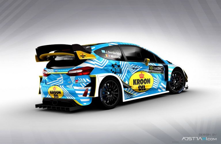 Ο Ιορδάνης Σερδερίδης με Ford Fiesta WRC το 2018