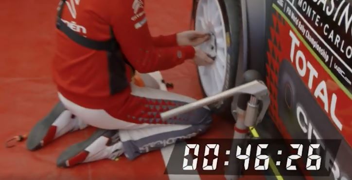 wrc tyre change fast