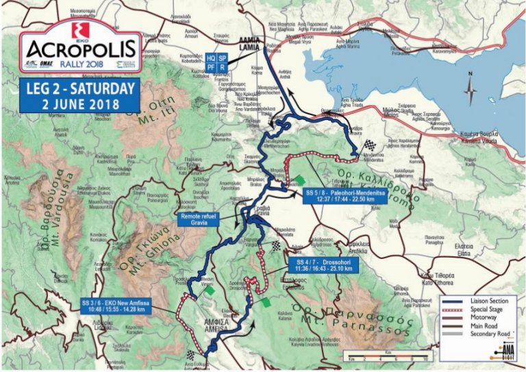 acropolis 2018 day two map